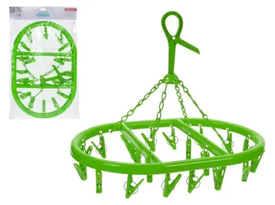 Zdjęcie produktu dla Suszarka do bielizny z klipsami 44 x 31 cm