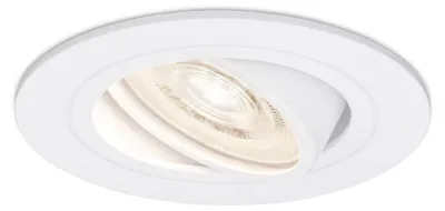 Produktbild von hoftronic LED Einbaustrahler 6W 570lm 4000K Dimmbar Weiß Rund Schwenkbar IP20