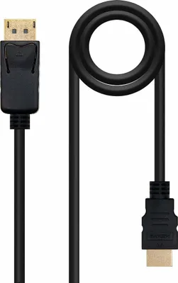 Image de Adaptateur DisplayPort vers HDMI NANOCABLE 10.15.430 Noir