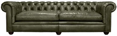 Immagine prodotto di Elegante divano da salotto quattro posti Chesterfield in pelle tessuto divano nuovo