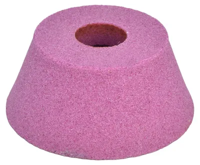 Productafbeelding van Schlepschijf met komvormige schijf, chroomkorund, voor snijgereedschap en tandwielen, korrelgrootte 80
