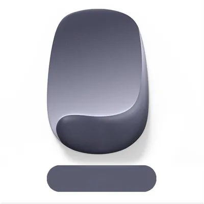 Image de INF Tapis de souris ergonomique en silicone Élasthanne soutien poignet, couleurs Gris foncé