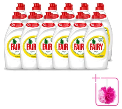 Produktbild von 12 x Fairy Spülmittel Zitrone 450 ml - Sparpackung - 12 Stücke