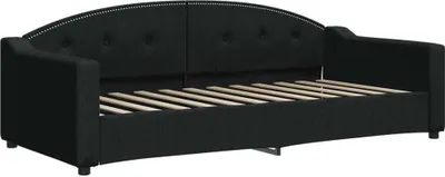 Produktbild von vidaXL Tagesbett Schwarz 90x200 cm Stoff