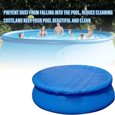 Produktbild von Famanu Schwimmbadabdeckung rund - wasserdicht, passend für 244 cm Pools