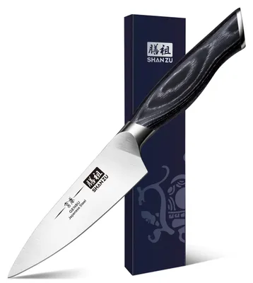 Schälmesser 9,5 cm – Japanisches Küchenmesser aus Kohlenstoffstahl