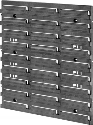 Image de Panneau mural pour outils - Montage mural - 39 x 39 cm - Pour atelier/garage - Organisateur pour le rangement des outils