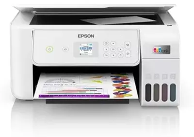 Zdjęcie produktu dla Epson EcoTank L3286, Atramentowa, Drukowanie w kolorze, 5760 x 1440 DPI, A4, Bezpośrednie drukowanie, Biały