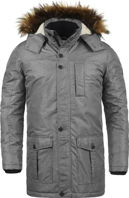 Produktbild von SOLID SDOctavus Herren Winterjacke Parka Mantel gefüttert mit Fellkapuze