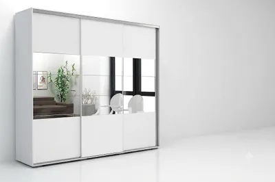 Zdjęcie produktu dla Szafa A26 – biała – 250 x 62 x 215 cm