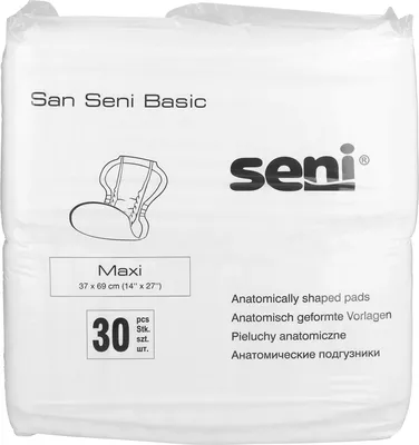 Produktbild von TZMO San Seni Basic Inkontinenzvorlagen 30 Stück Maxi