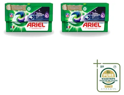 Produktbild von 2 x Ariel All-in-1 Pods Touch of Lenor Unstoppables Waschmittelkapseln - Vorratspackung - 2 Stücke