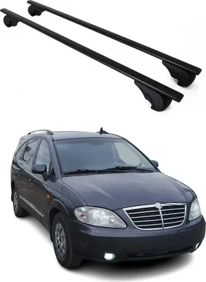 Immagine prodotto di Barre portatutto trasversali per Ssangyong Rodius 2004-2012, ferro nero