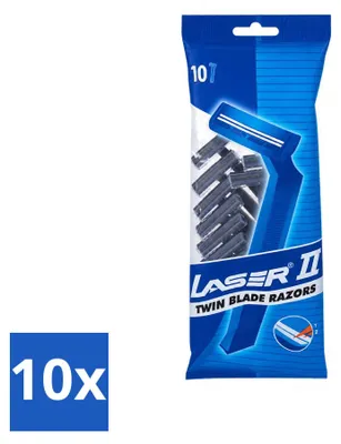 Produktbild von 10 x Laser 2 Einwegrasierer für Männer - Vorteilspackung - 10 Stücke