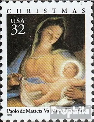 Produktbild von Briefmarken USA 1996 Mi 2798 (kompl.Ausg.) postfrisch Weihnachten