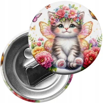 Produktbild von Kühlschrankmagnet mit Flaschenöffner - Tiere Katze Kätzchen KICIUŚ Süß
