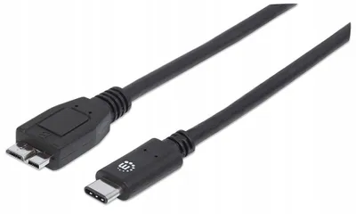 Zdjęcie produktu dla Manhattan 353397 Manhattan USB Kabel 3.1 micro C -> B St/St  1.00m schwarz