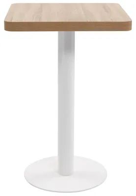 Obrázek produktu pro vidaXL Bistro stůl světle hnědý 50x50 cm MDF