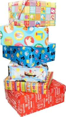 Productafbeelding van 10x rollen Sinterklaas kadopapier/inpakpapier - cadeaupapier / inpakpapier