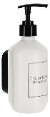 Produktbild von Duschgelspender aus kunststoff 380 ml mit wandhalterung zur befestigung oder 3 m - weiss - Tendance