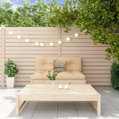 Produktbild von Ankonbej 2-tlg. Garten-Lounge-Set Massivholz Kiefer