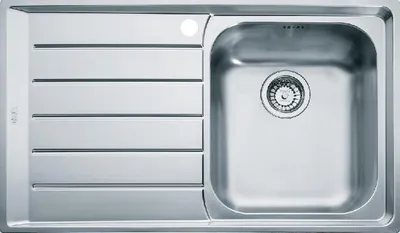 Produktbild von Franke Neptun NEX 611/7, Aufsatzwanne, Rechteckig, Edelstahl, Edelstahl, 1 Becken, Rechteckig