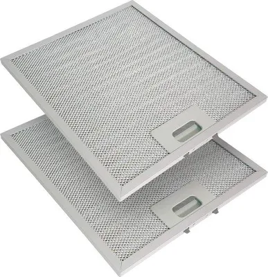 Produktbild von Famanu Metallfilter 318 x 258 mm - Fettfilter mit Metallgitter - für Dunstabzugshauben - 2 Stück