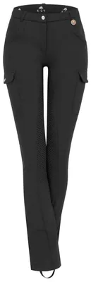 Produktbild von E.L.T Reithose Damen Full-Grip Micro Jodhpur Cargo Silikon Schwarz 42