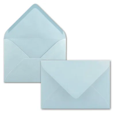 Produktbild von Briefumschläge Set von 150 - Hellblau, Für Hochzeiten, Karten und Einladungen