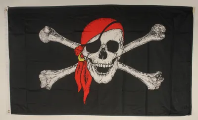 Produktbild von Flagge Fahne : Pirat mit Kopftuch