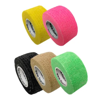 Produktbild von LisaCare selbstklebende Fingerpflaster - Farbmix - 2,5cmx4,5m - Pflasterverband - Pflaster