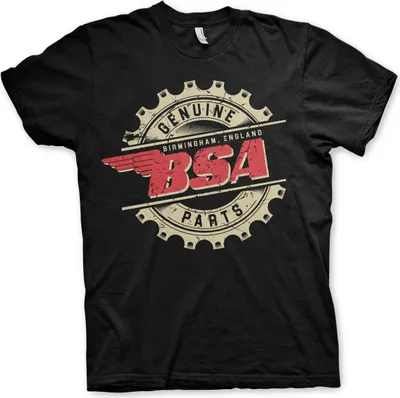 Produktbild von B.S.A. Genuine Parts T-Shirt - Large - Black