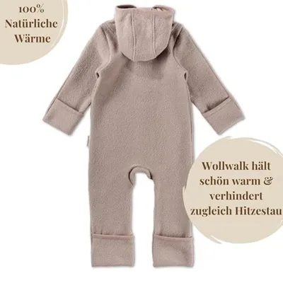 Produktbild von Woll-Overall als Schneeanzug, mitwachsend, temperaturausgleichend, wasserabweisend
