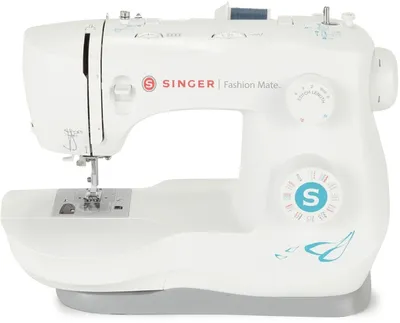 Zdjęcie produktu dla SINGER Fashion Mate, Biały, Automatyczna maszyna do szycia, Szycie, Czterostopniowy, Zmienny, Dźwignia, obrotowy