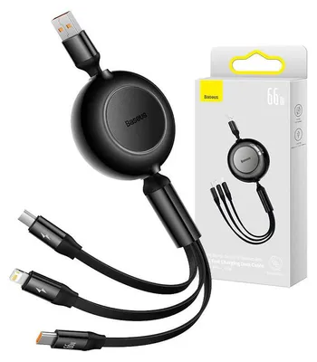 Produktbild von Baseus Bright Mirror 2 Series USB Cable 66W 1m schwarz