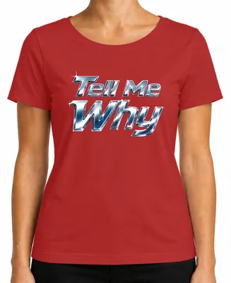 Obrázok produktu pre Tell Me Why I Want It That Way – Chrome, popová hudba, nostalgia, chlapčenská skupina, dámske tričko, červená farba, veľkosť 3XL