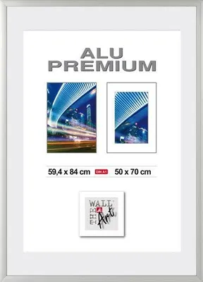 Produktbild von Aluminiumrahmen Quattro silber, 59,4 x 84 cm (DIN A 1)
