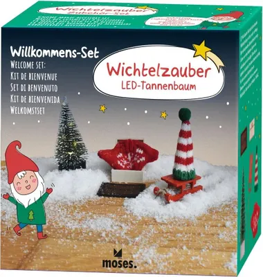 Produktbild von MOSES Wichteltür Zubehör Wichtelzauber LED Tannenbaum