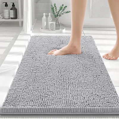 Obrázek produktu pro Omgoods - Měkká koupelnová rohož z mikrovlákna - Protiskluzová a savá, rozměry 40x60 cm