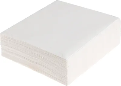 Produktbild von Servietten aus Papier 33x33cm 2-lagig 500 Stück Weiß
