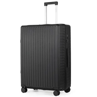 Produktbild von Hartschalen-Trolley ABS Handgepäckkoffer Business-Koffer Trolleys mit TSA Schloss, Mit abschließbarer Vortasche, Laptopfach, Leichtgewicht