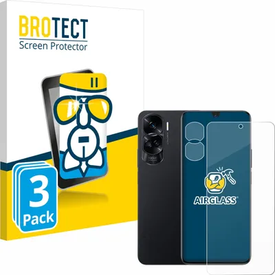 Produktbild von 3x BROTECT Schutzglas für Honor 90 Lite (Display+Kamera) Schutzfolie Panzer Folie Glas Display Schutz klar