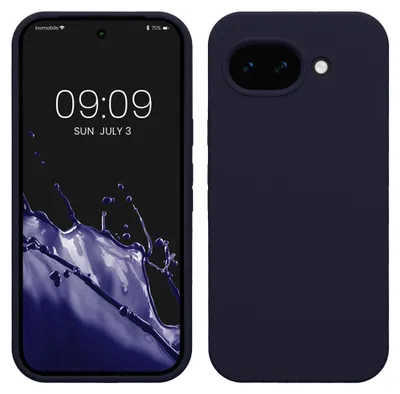 Produktbild von kwmobile Handyhülle für Google Pixel 10a Hülle - Case Silikon - Kabelloses Laden - Schutzhülle Cover in Deep Ocean