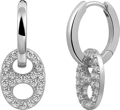 Produktbild von Xenox Damen 925 Sterling Silber Ohrhänger mit Zirkonia in silberfarben - XS91417