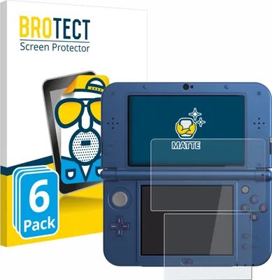 Produktbild von 6x BROTECT Schutzfolie für Nintendo New 3DS XL Displayschutz Displayschutzfolie Folie Matt Entspiegelungsfolie