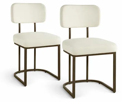 Produktbild von CHITA Polsterstuhl (2 St) Esszimmerstuhl, Metallgestell, Chenille, , Ergonomisch