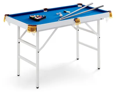 Image de Table de billard pliable - Table de jeu - Table de billard - Billard compact - Dimensions : 122 cm