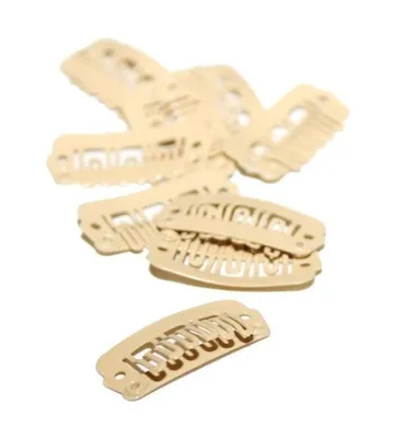 Produktbild von Balmain Double Hair Clips 10 Stückbeige