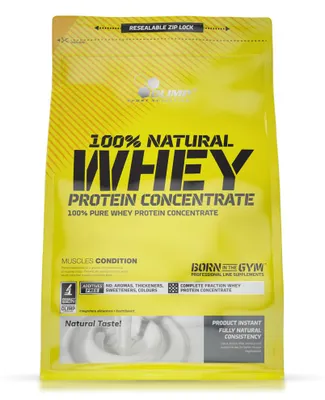 Image de Whey protéine - Olimp Sport Nutrition - 100% Natural Whey Protein Concentrate (700g) - Saveur Neutre