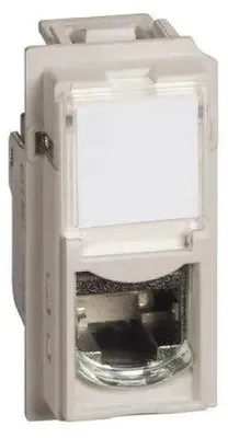 Image de Base RJ45 CAT6 UTP 1 module BTicino Living Now K_4279C6 Sable